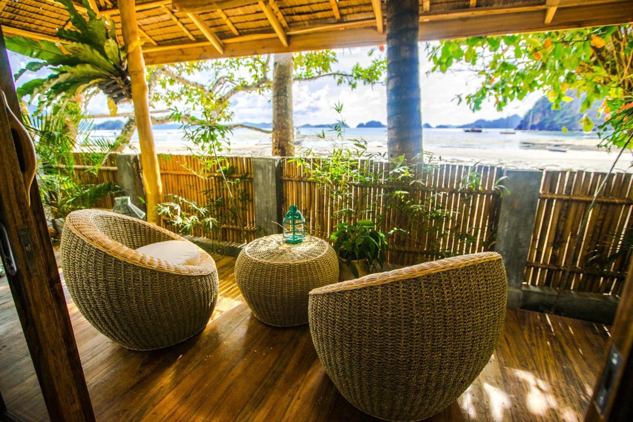 Maligaya Beach Bungalows El Nido Luaran gambar