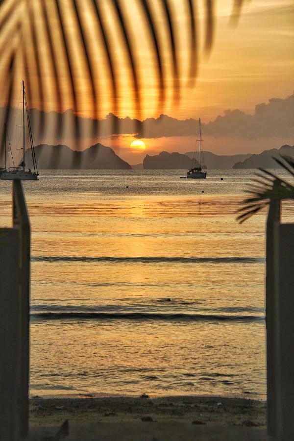 Maligaya Beach Bungalows El Nido Luaran gambar