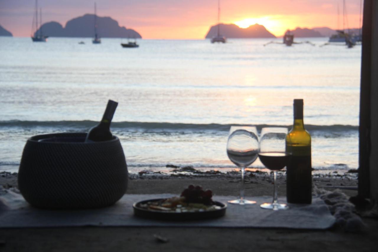 Maligaya Beach Bungalows El Nido Luaran gambar